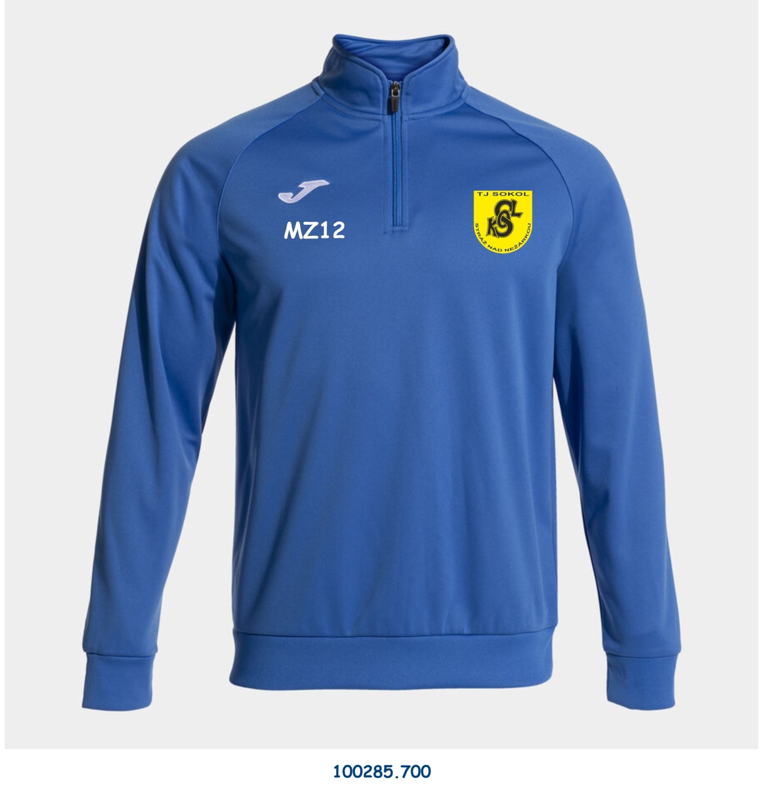 sportovní mikina 1/2 zip Sokol Stráž nad Nežárkou